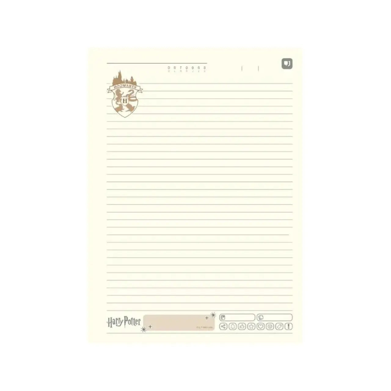 Caderno Universitário 15 Matérias Harry Potter Jandaia