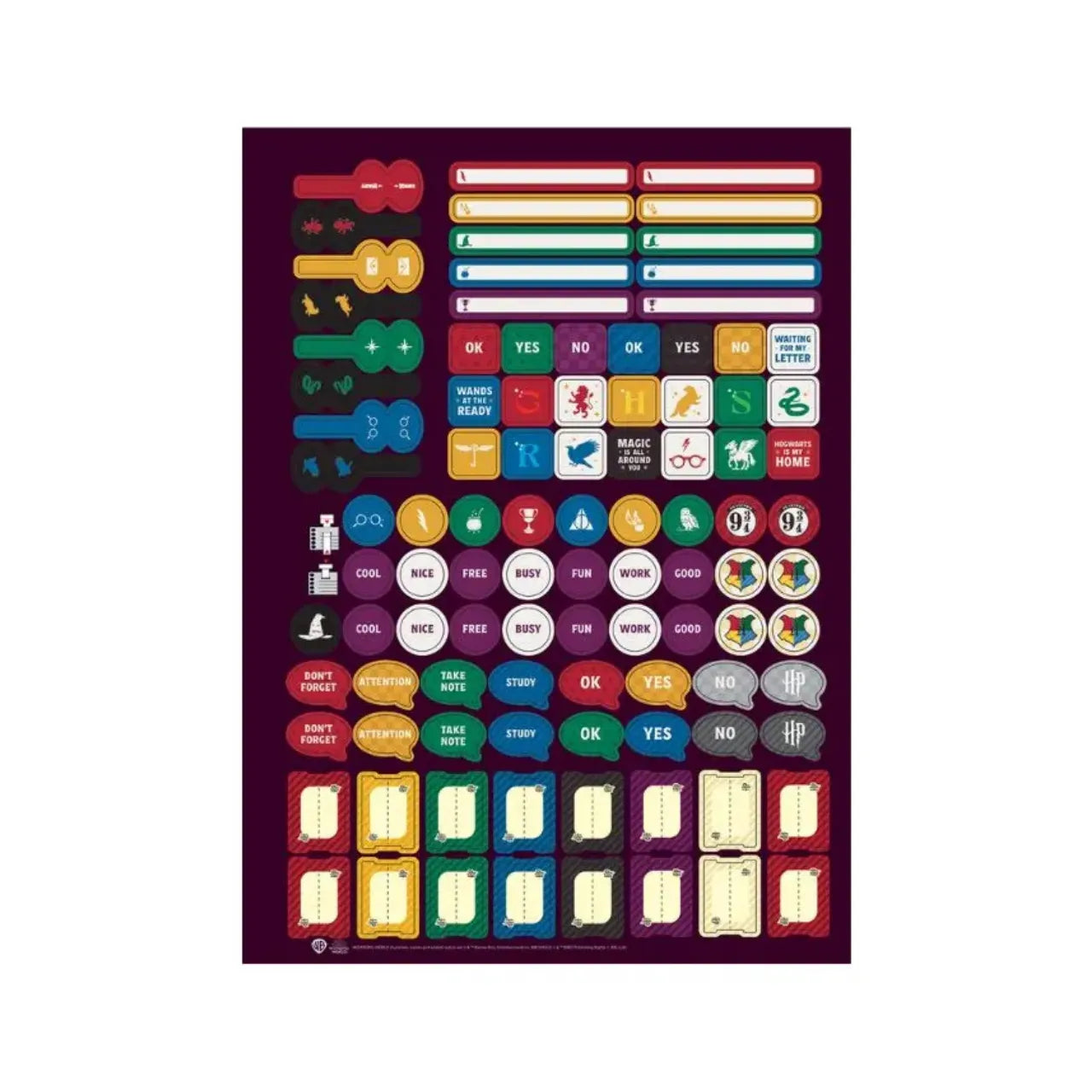 Caderno Universitário 15 Matérias Harry Potter Preto Jandaia