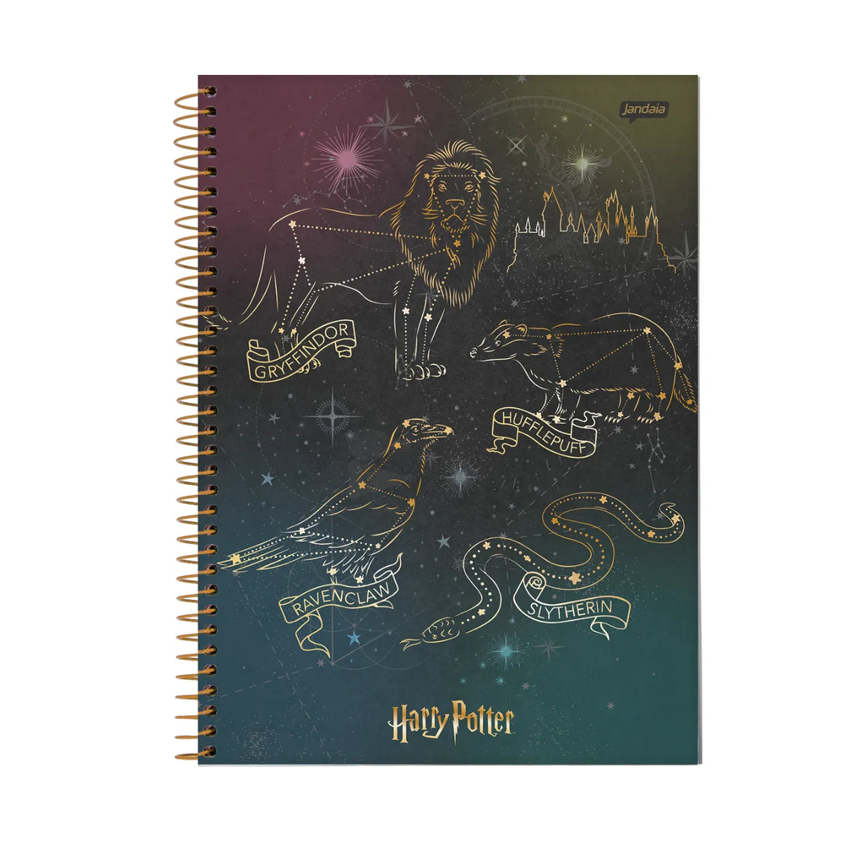 Caderno 1 Matéria 96 Folhas Harry Potter Jandaia