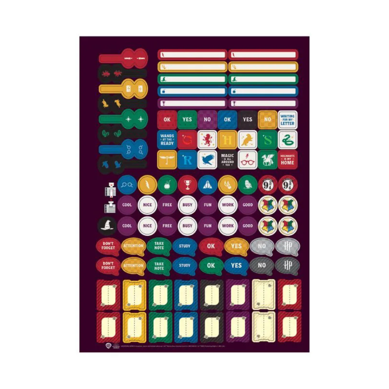 Caderno 1 Matéria 96 Folhas Harry Potter Jandaia