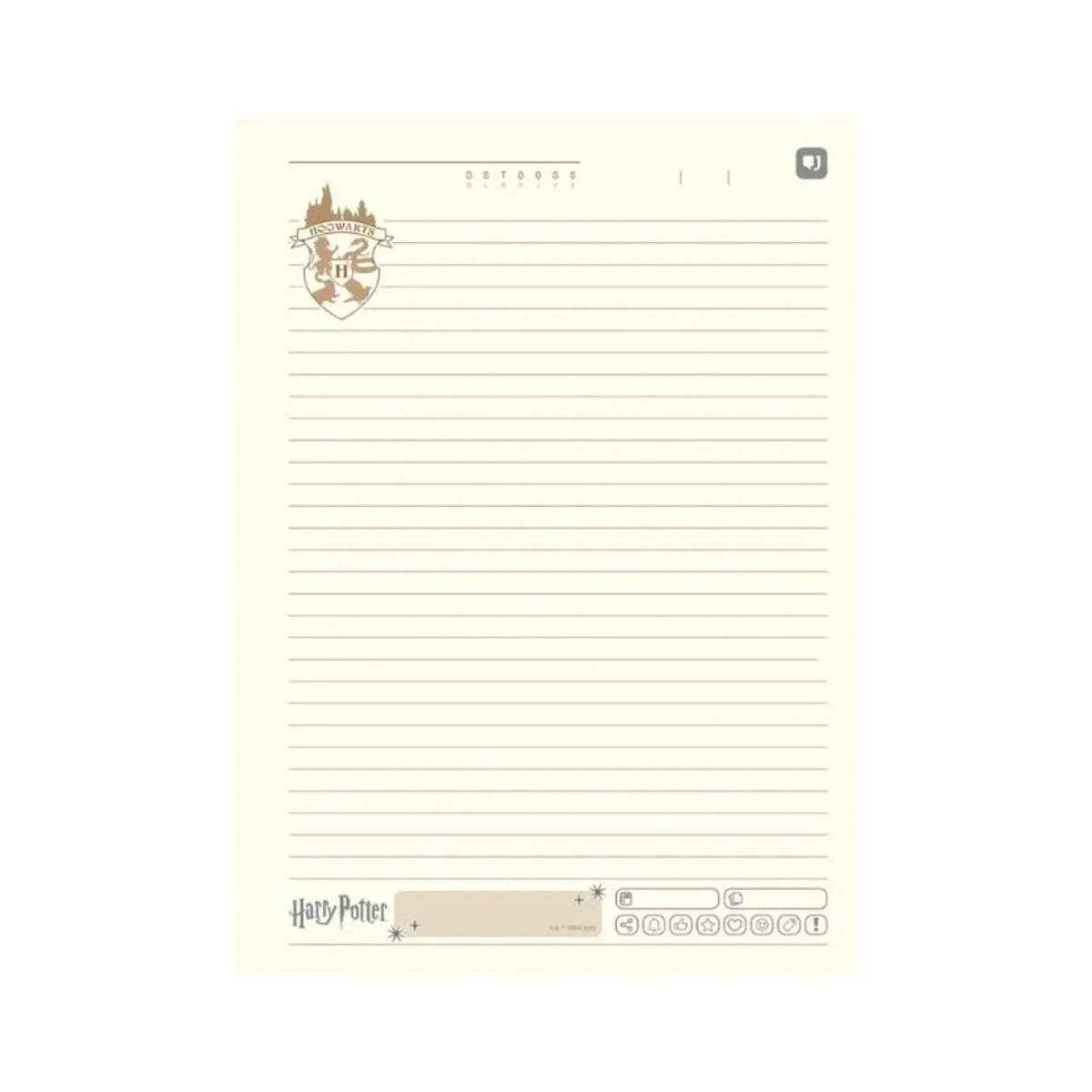 Caderno 1 Matéria 96 Folhas Harry Potter Jandaia