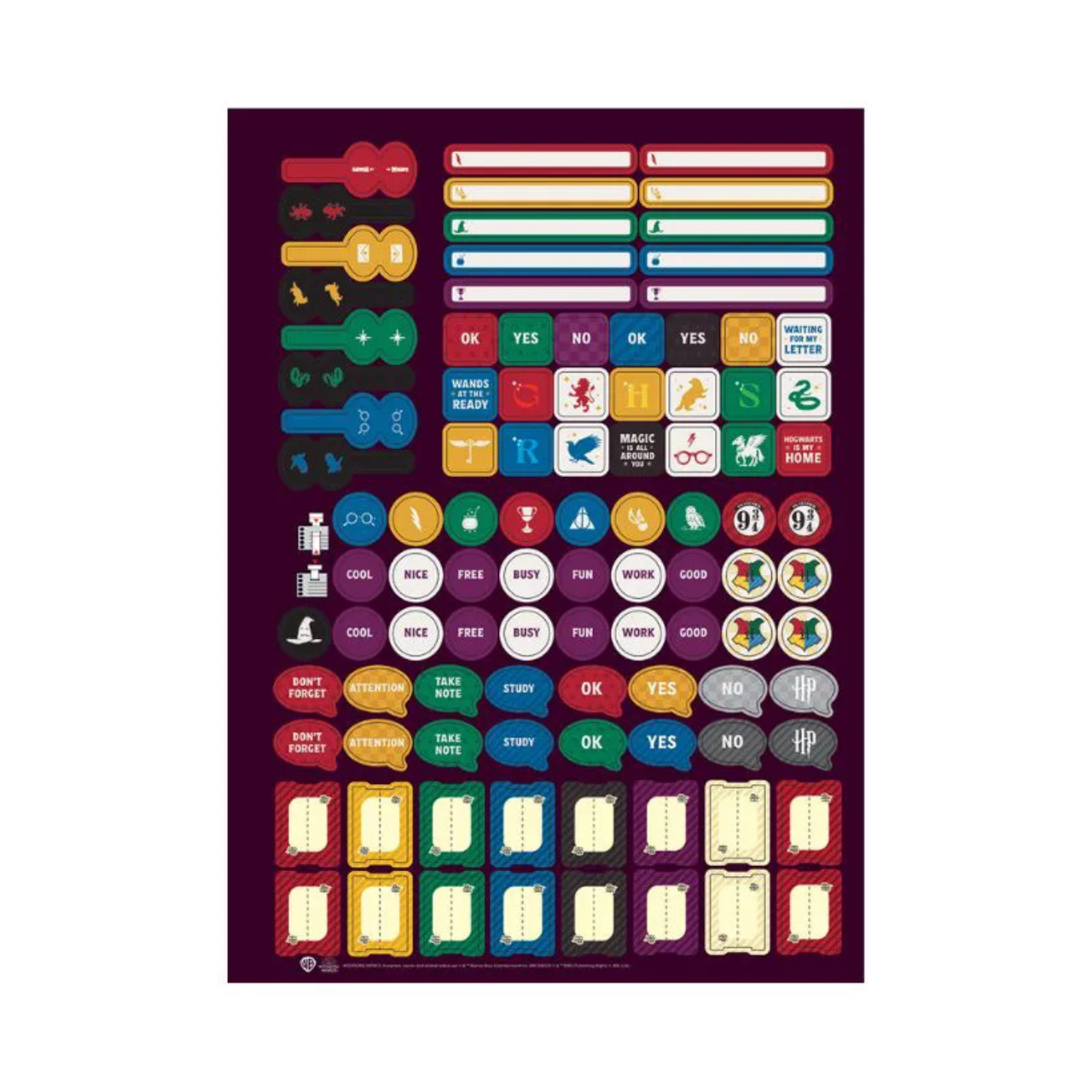 Caderno 1 Matéria 96 Folhas Harry Potter Jandaia