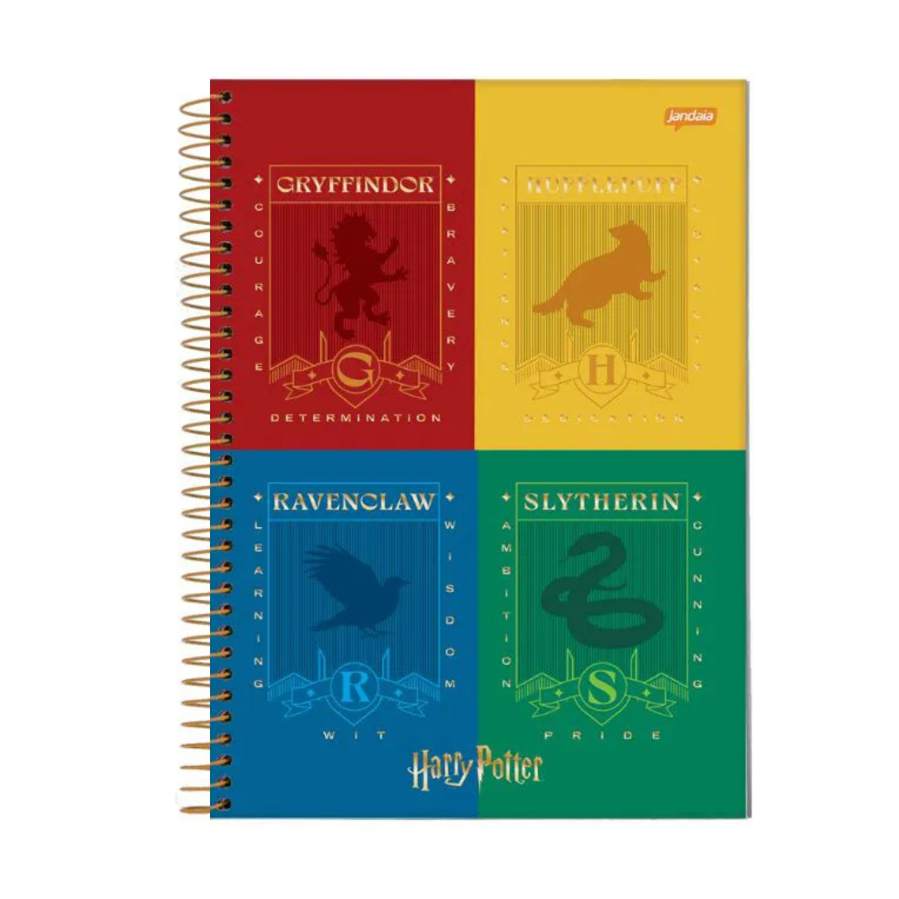 Caderno 1 Matéria 96 Folhas Harry Potter Jandaia