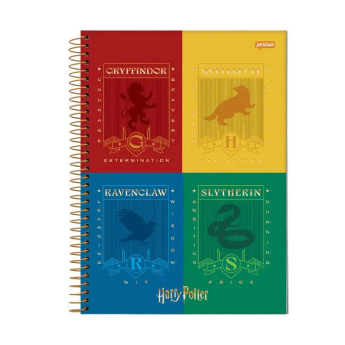 Caderno 1 Matéria 96 Folhas Harry Potter Jandaia