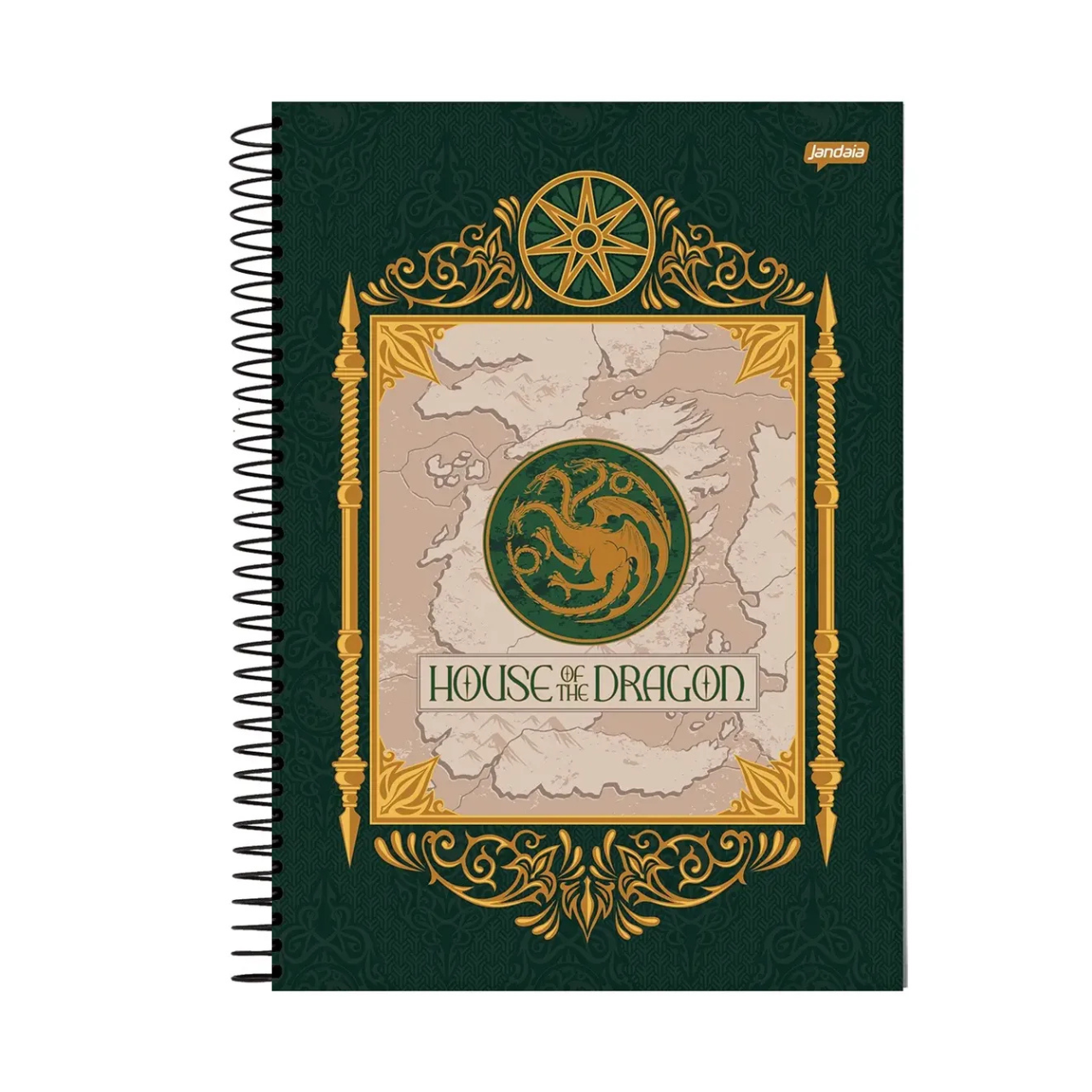 Caderno 1 Matéria 80 Folhas House of the Dragon Jandaia