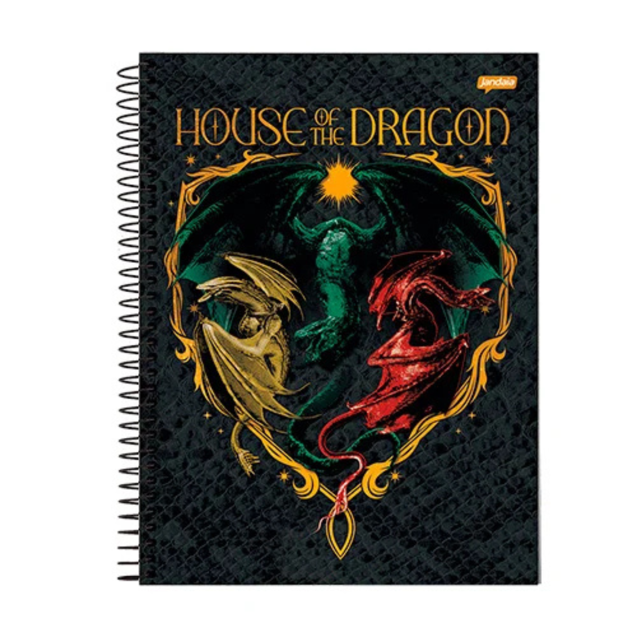 Caderno 1 Matéria 80 Folhas House of the Dragon Jandaia