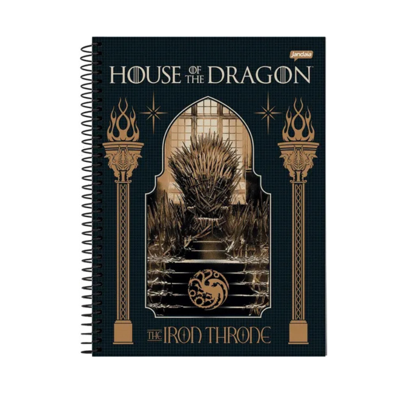 Caderno 1 Matéria 80 Folhas House of the Dragon Jandaia