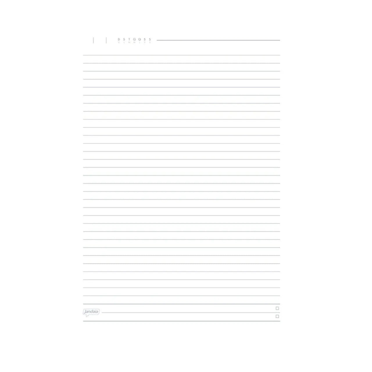 Caderno 1 Matéria Stone Keep Out Jandaia 80 Folhas