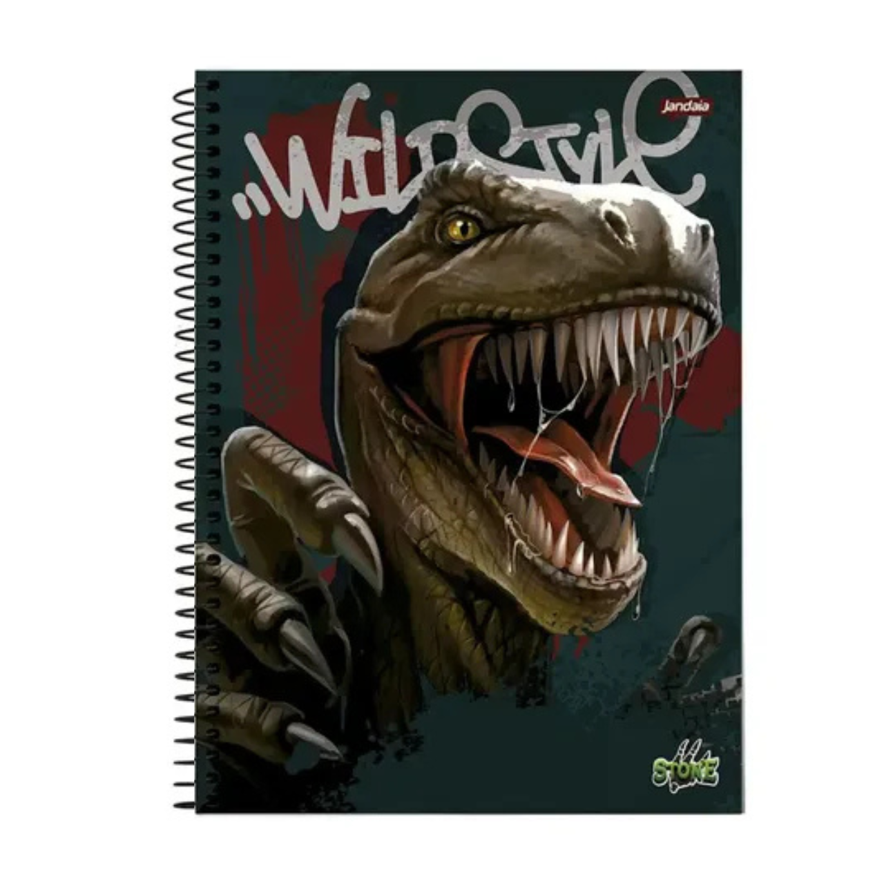 Caderno 1 Matéria Wild Style Jandaia 80 Folhas