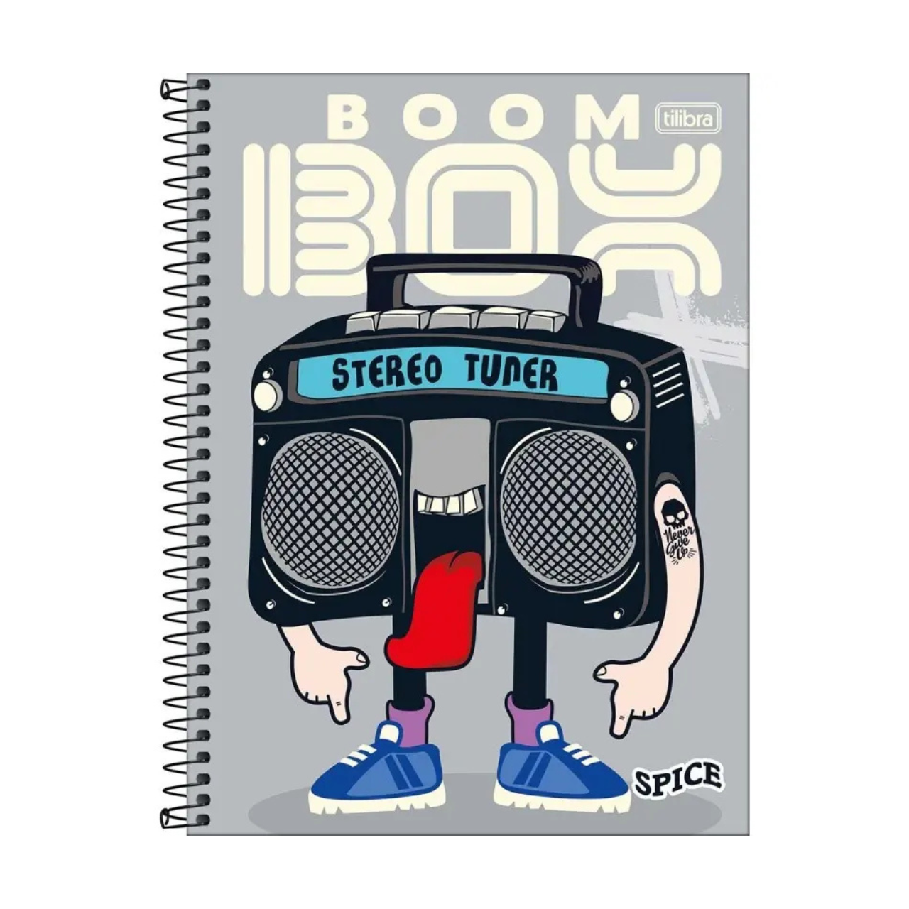 Caderno 1 Matéria Spice Boom Box Tilibra 80 Folhas