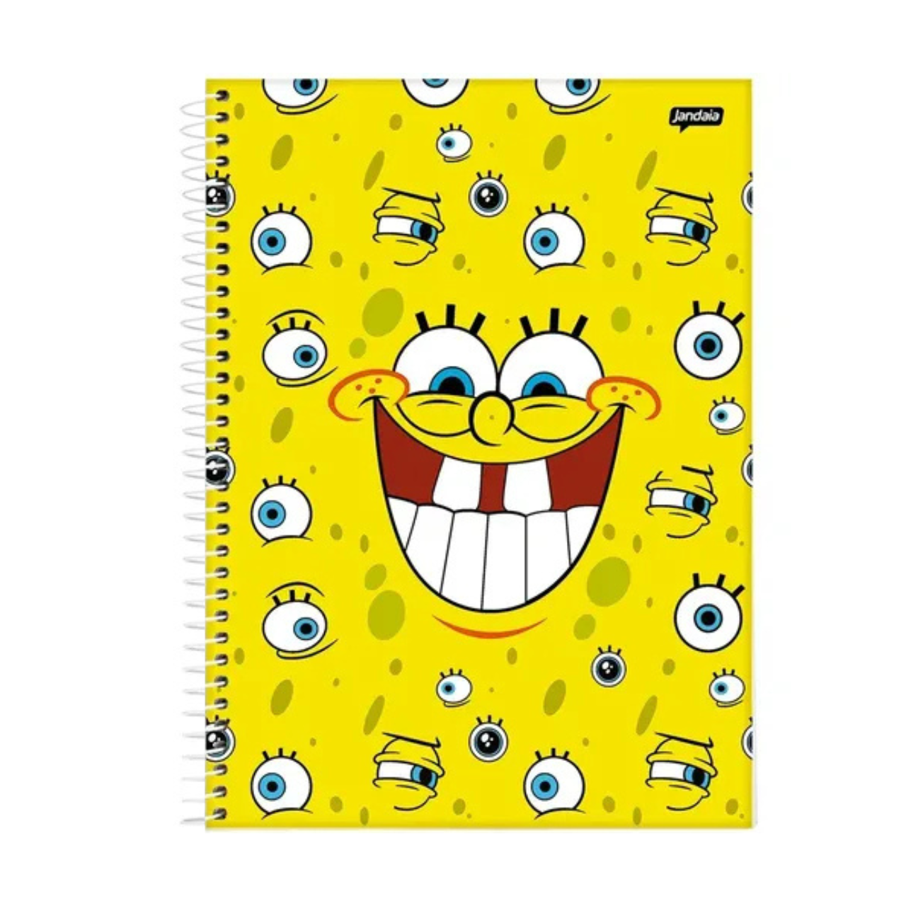Caderno Bob Esponja Jandaia 80 Folhas Espiral
