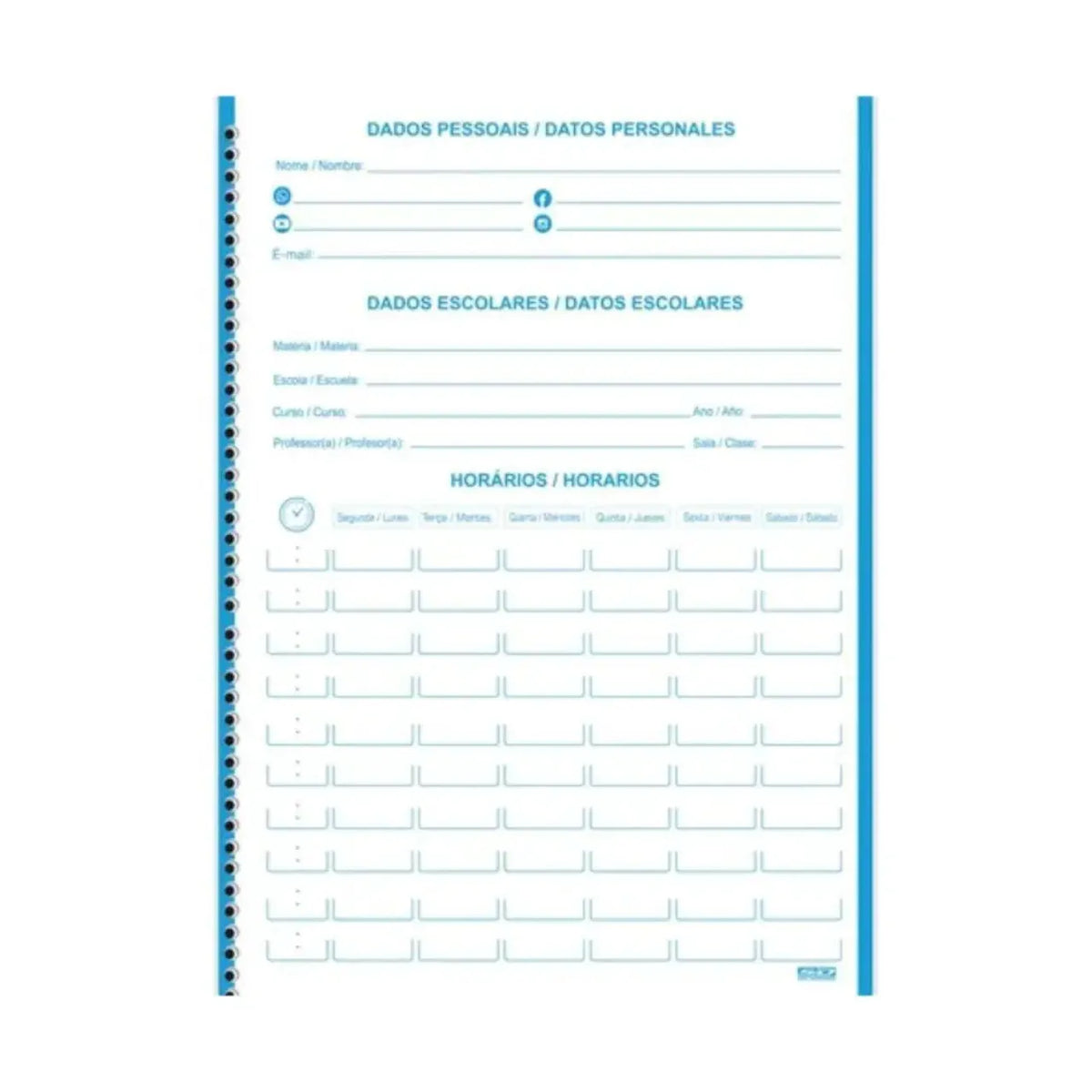 Caderno Flamingo 96 Folhas Espiral Animativa