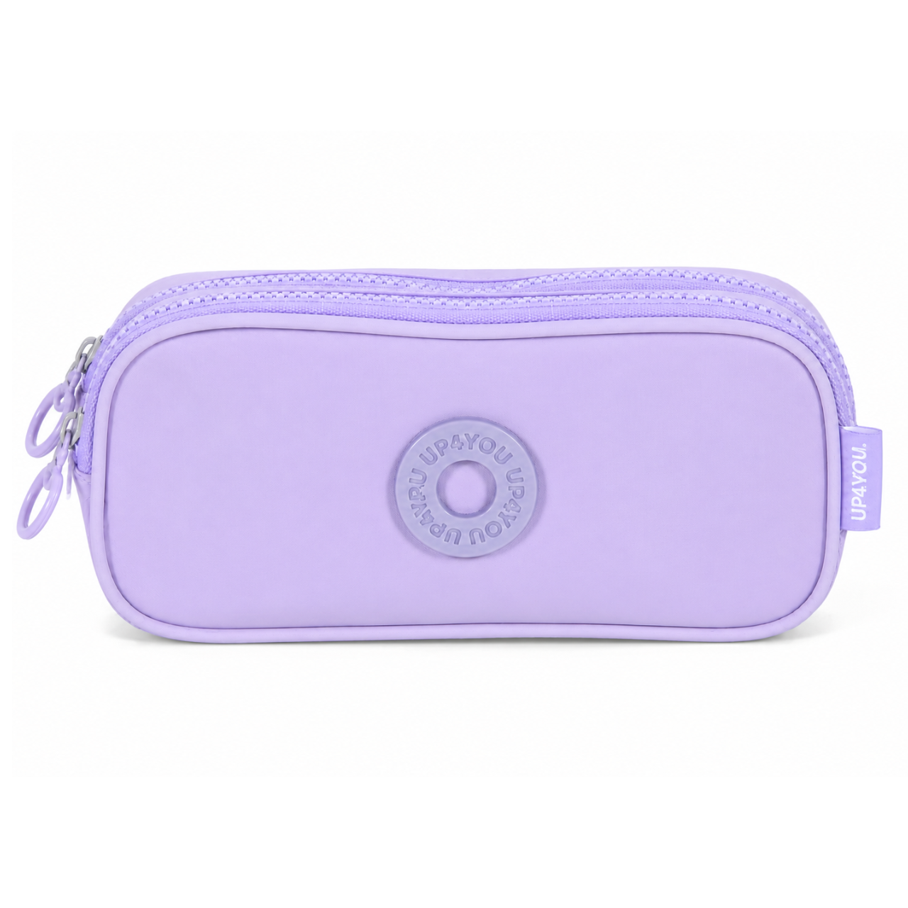 Estojo Escolar Ziper Duplo Roxo Up4you Luxcel