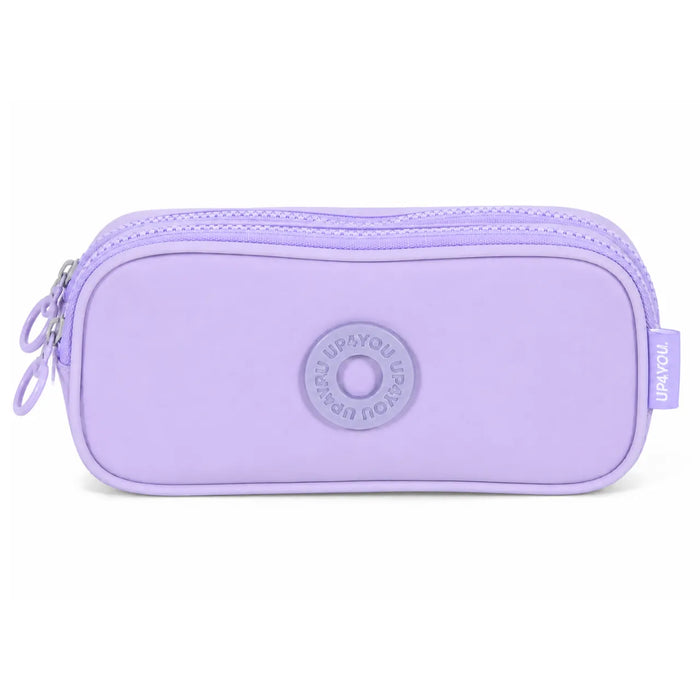 Estojo Escolar Ziper Duplo Roxo Up4you Luxcel