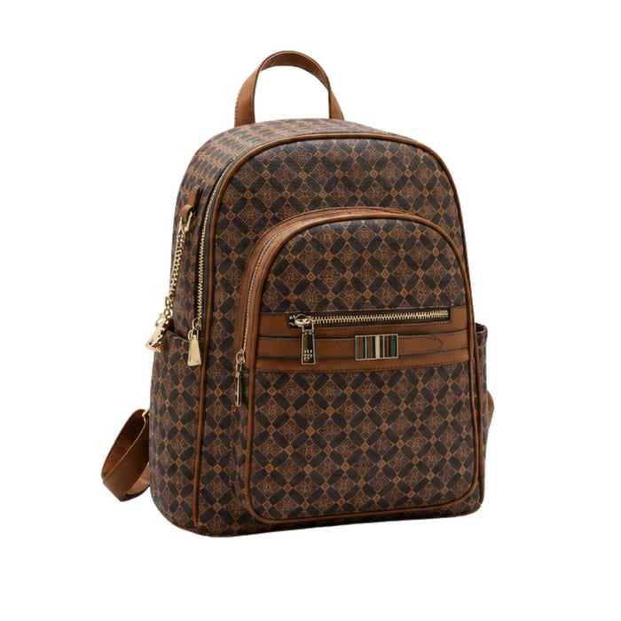Mochila Feminina Café Texturizada Chenson