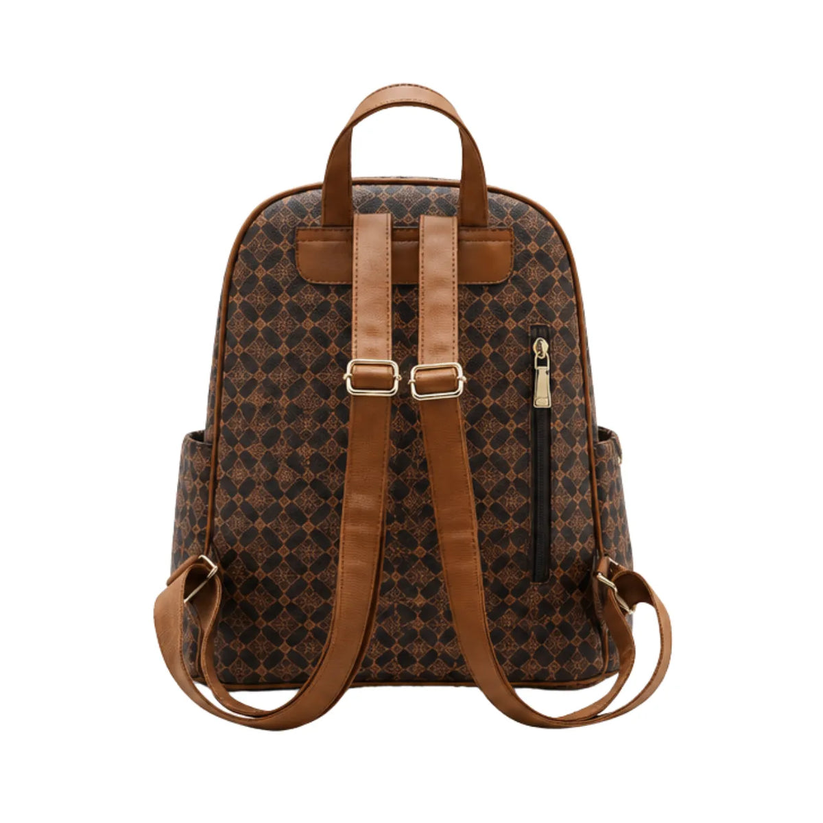 Mochila Feminina Café Texturizada Chenson