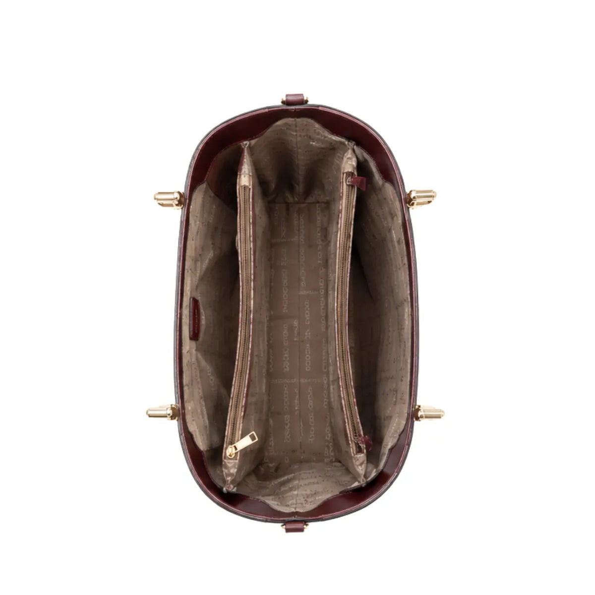 Bolsa Feminina Vinho Texturizada Transversal Chenson
