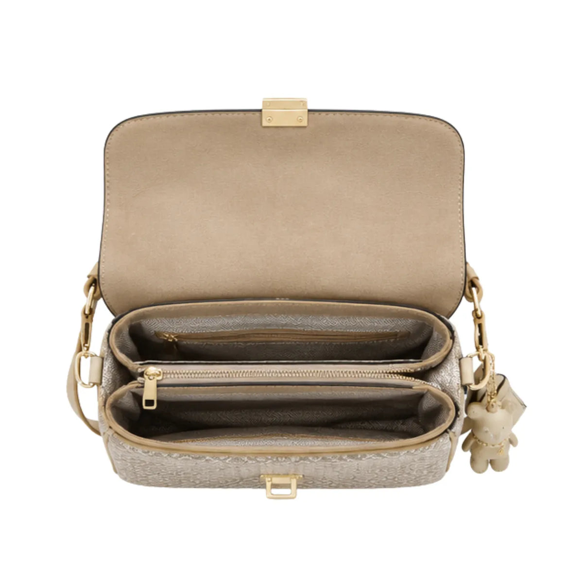 Bolsa Feminina Bege Transversal Chenson