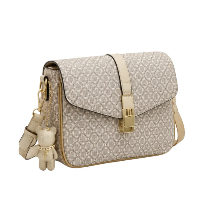 Bolsa Feminina Bege Transversal Chenson