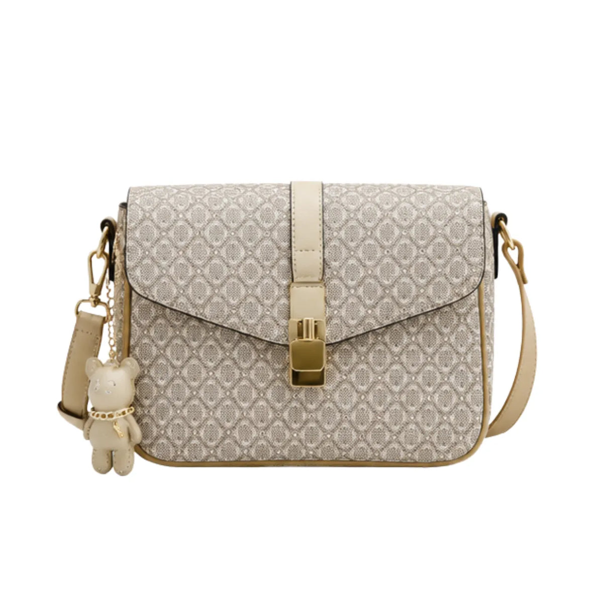 Bolsa Feminina Bege Transversal Chenson