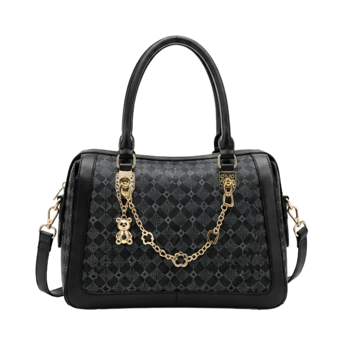 Bolsa Feminina Preta de Mão Transversal Chenson