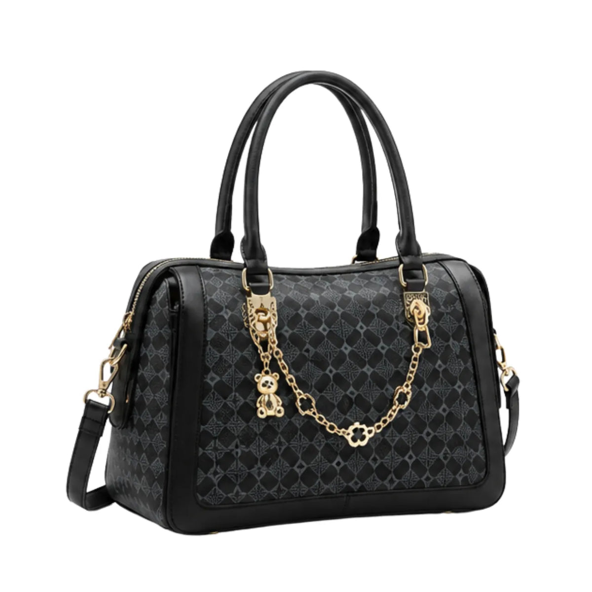 Bolsa Feminina Preta de Mão Transversal Chenson