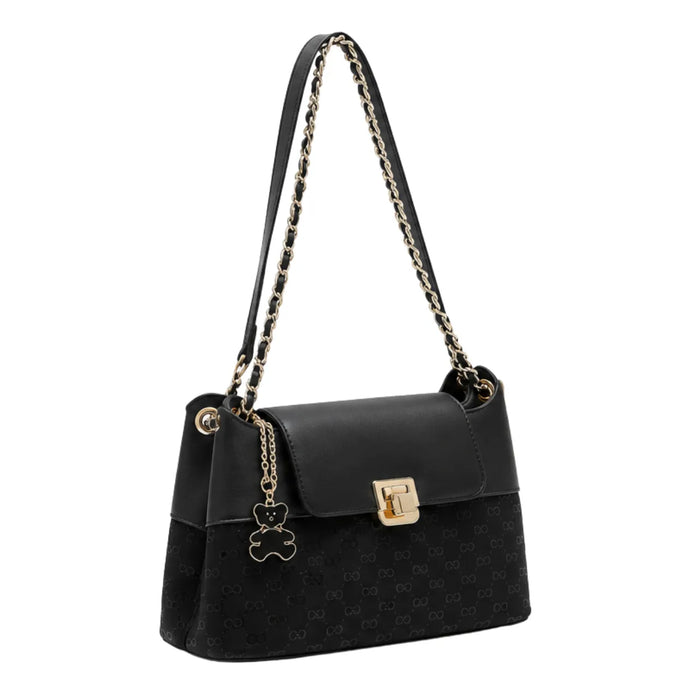 Bolsa Feminina Preta Transversal Chenson