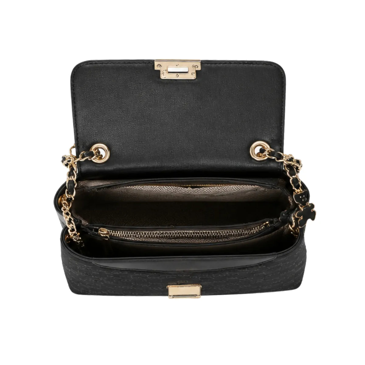 Bolsa Feminina Preta Transversal Chenson
