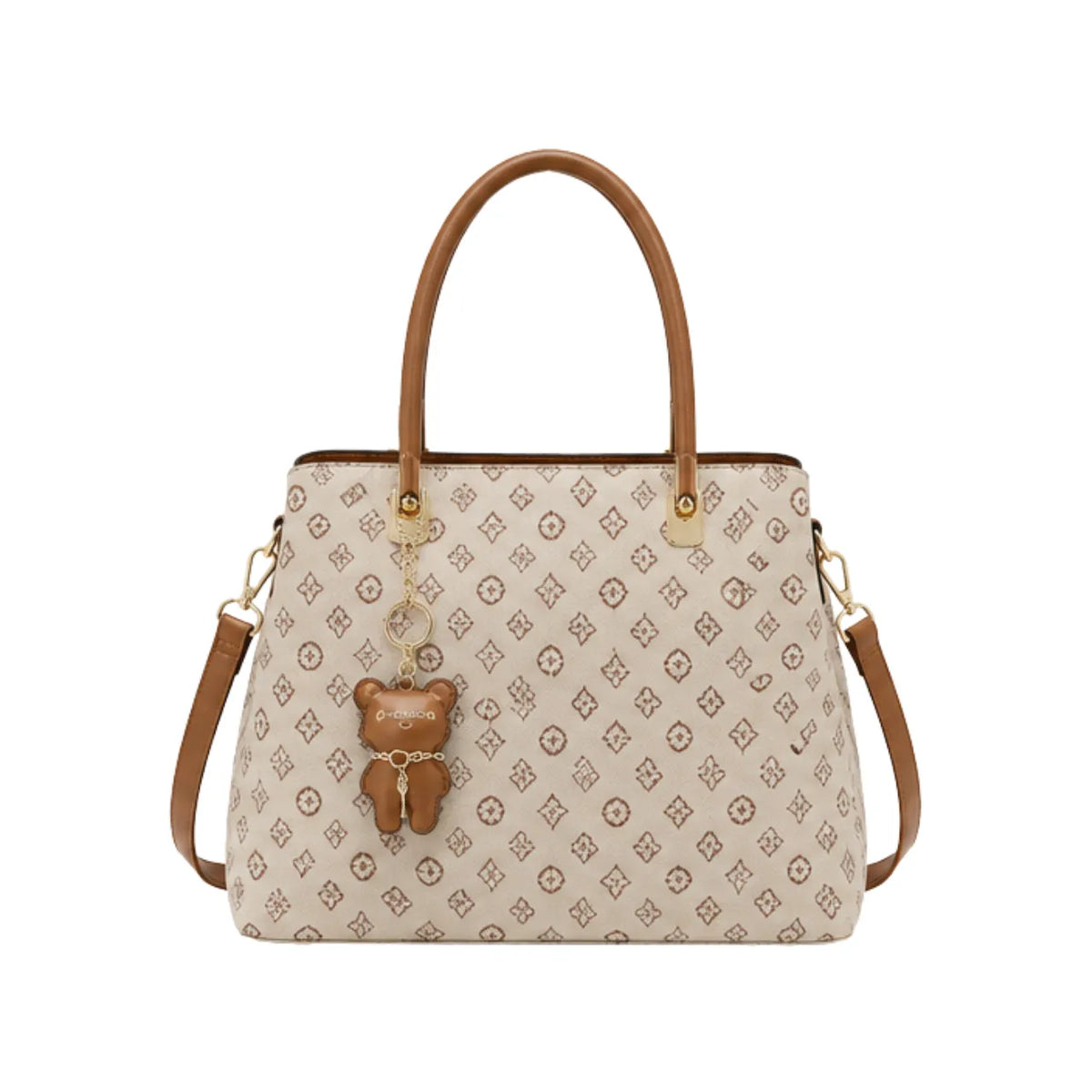 Bolsa Feminina Natural Texturizada Transversal Chenson