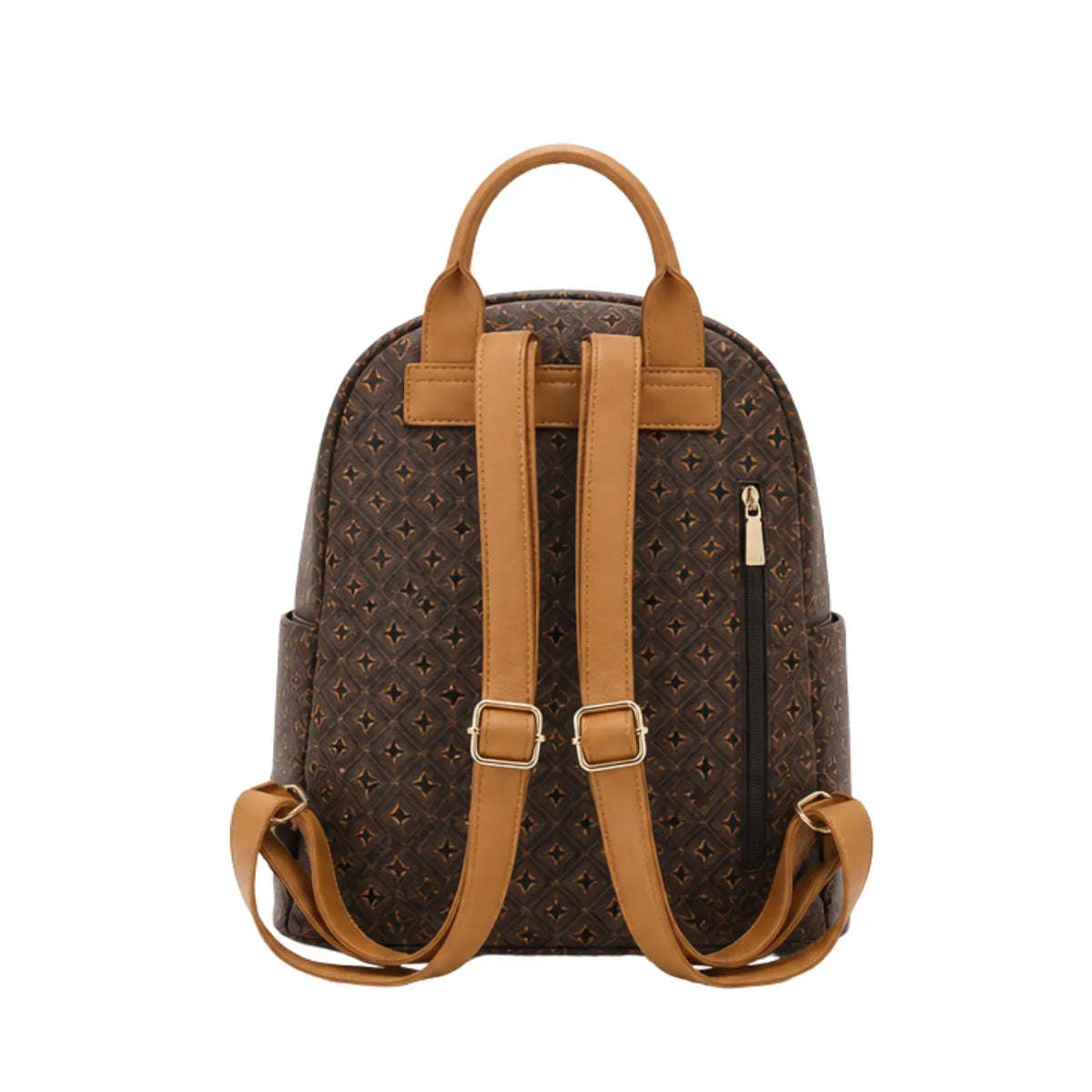 Mochila Feminina Café Texturizada Chenson