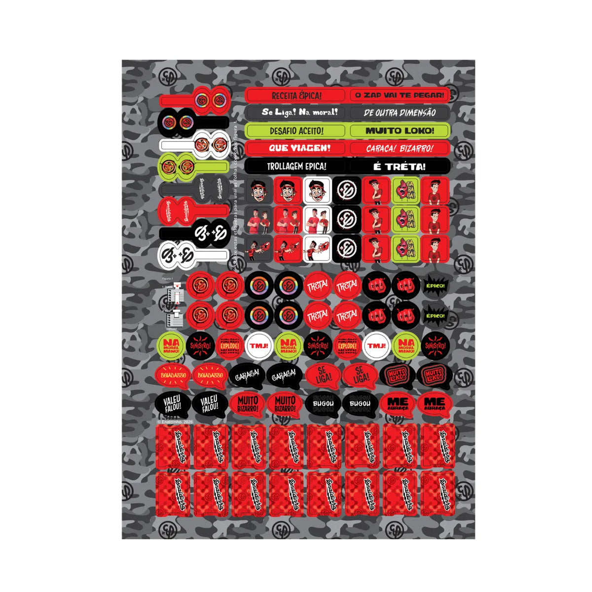 Caderno Enaldinho 10 Matérias 160 Folhas Jandaia