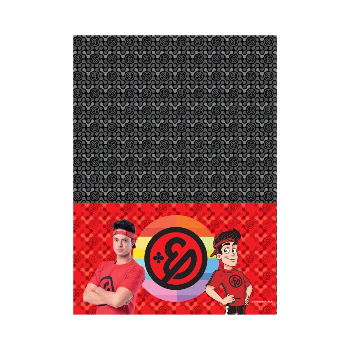 Caderno Enaldinho 10 Matérias 160 Folhas Jandaia