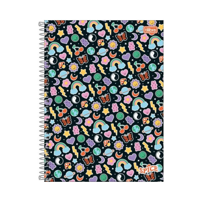 Caderno Spice 10 Matérias 160 Folhas Tilibra