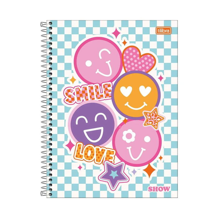 Caderno Smile 10 Matérias 160 Folhas Tilibra