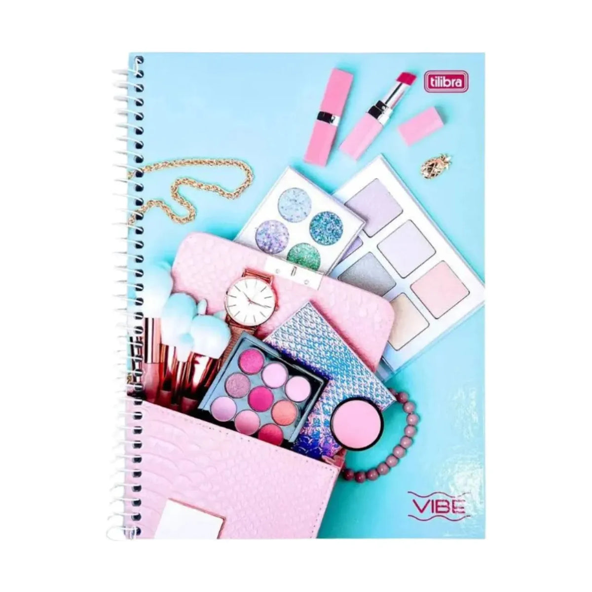 Caderno Vibe Maquiagem 10 Matérias 160 Folhas Tilibra