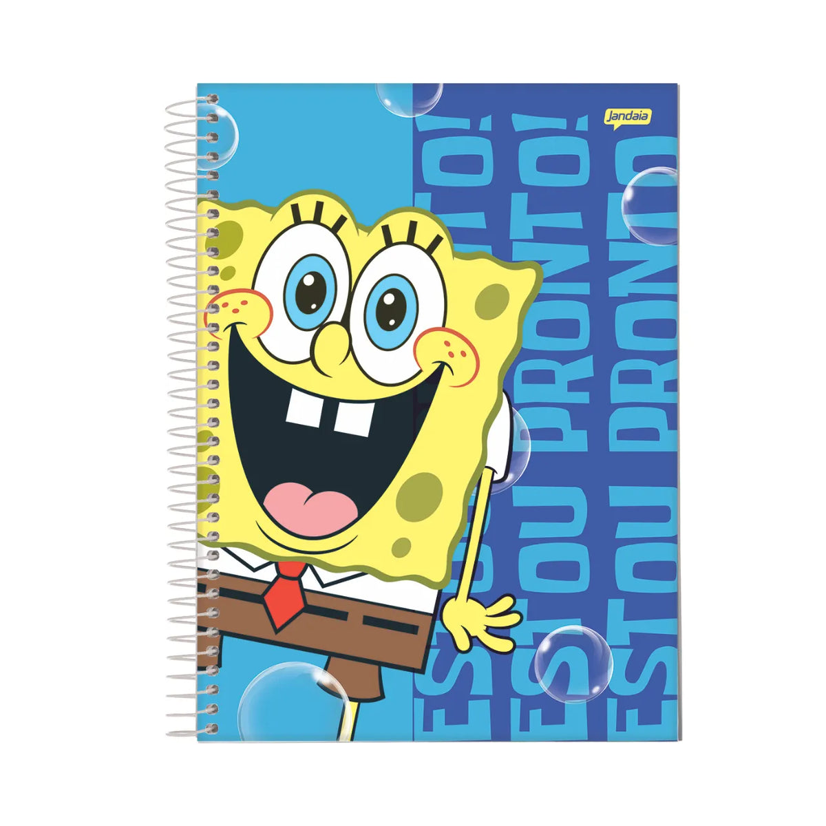 Caderno Bob Esponja 10 Matérias 160 Folhas Jandaia