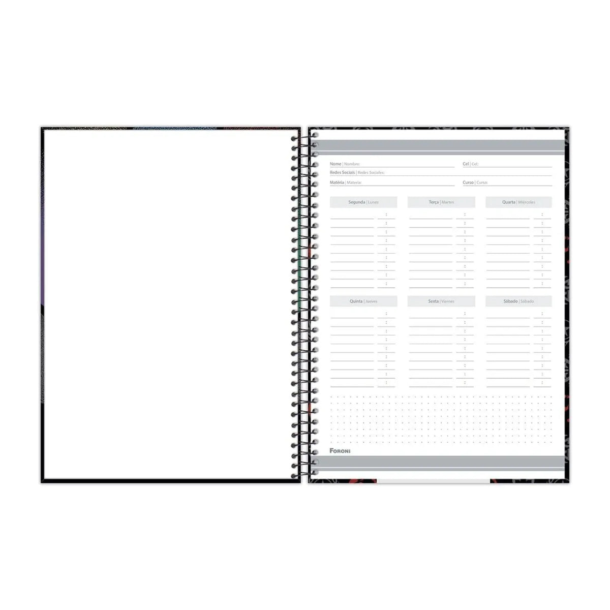 Caderno Mortal Kombat 10 Matérias 160 Folhas Foroni