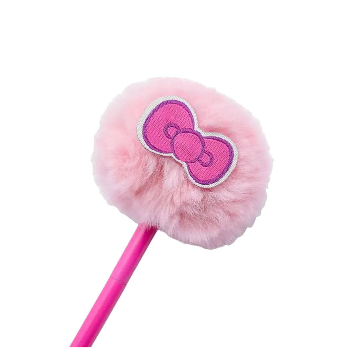 Caneta Esferográfica Pompom Hello Kitty Rosa Leonora