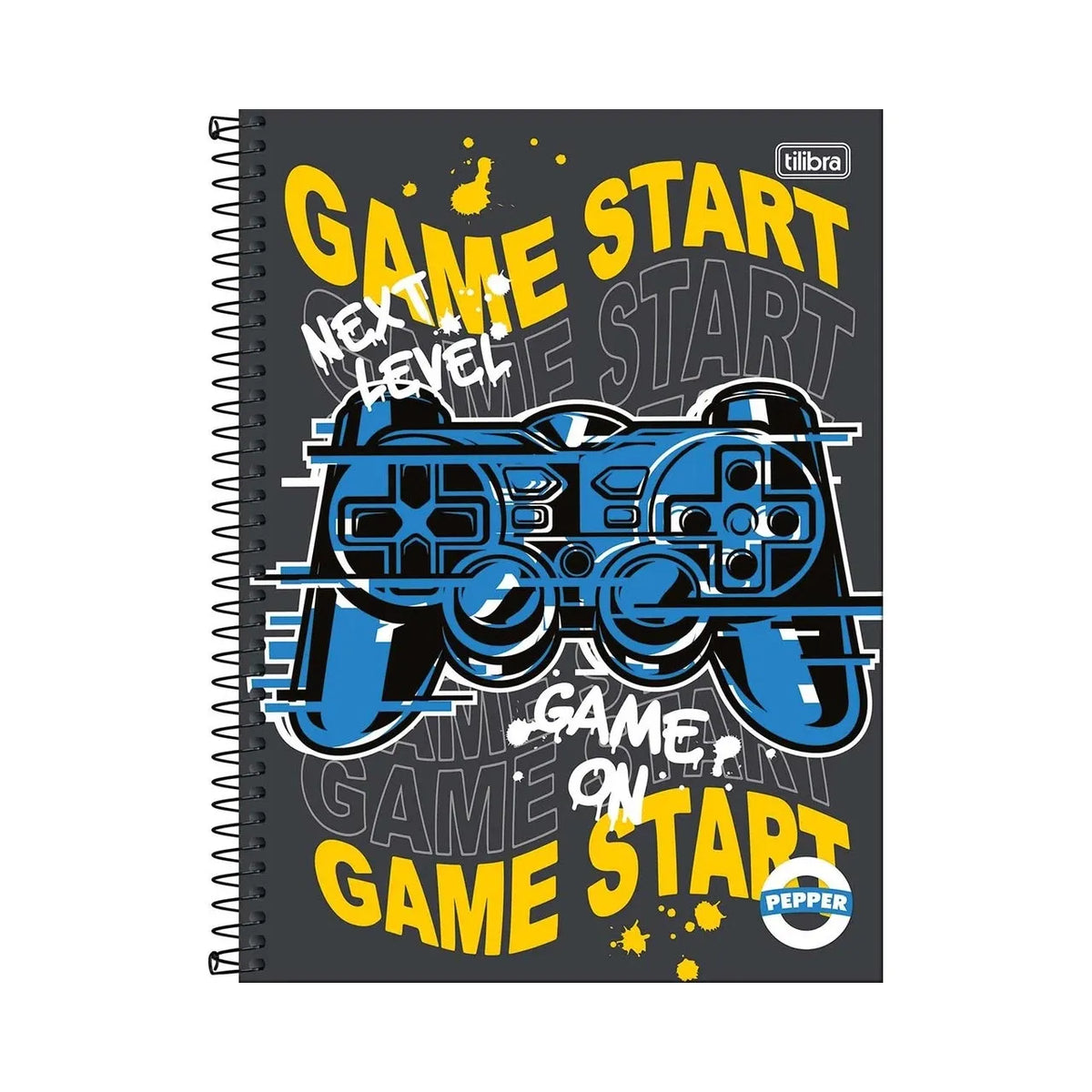 Caderno Game Start 12 Matérias 192 Folhas Tilibra Pepper
