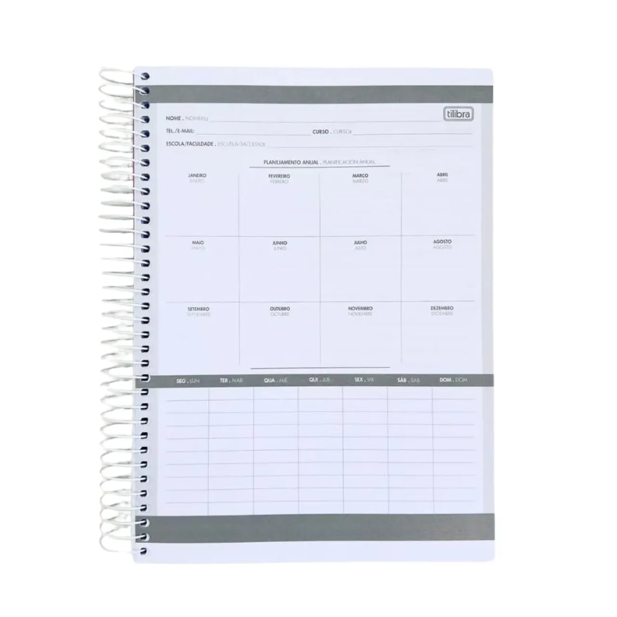 Caderno X Street Tênis 12 Matérias 192 Folhas Tilibra Pepper