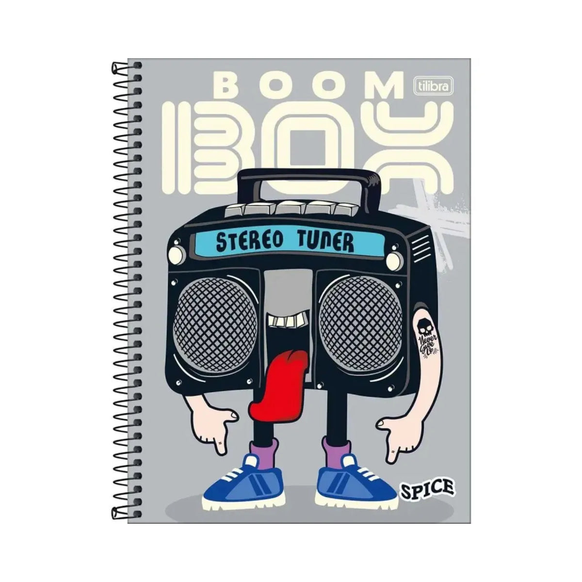 Caderno Spice Boom Box 12 Matérias 192 Folhas Tilibra
