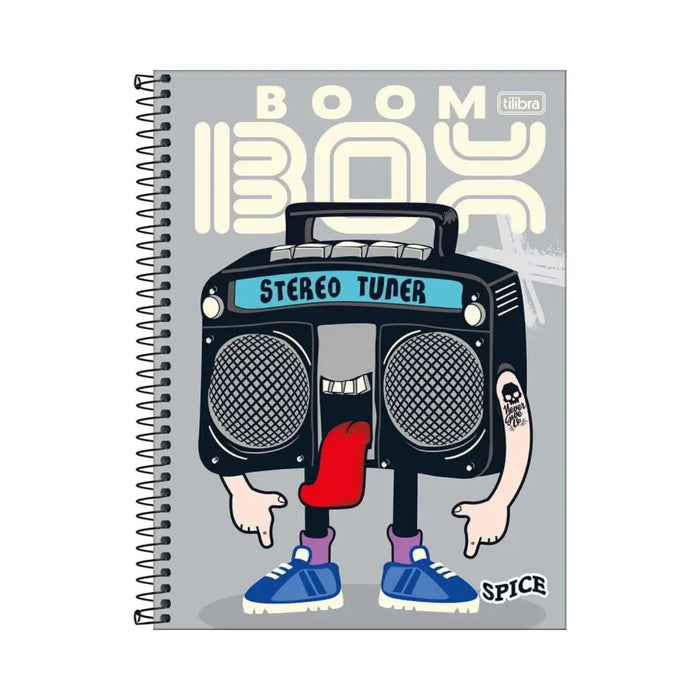 Caderno Spice Boom Box 12 Matérias 192 Folhas Tilibra
