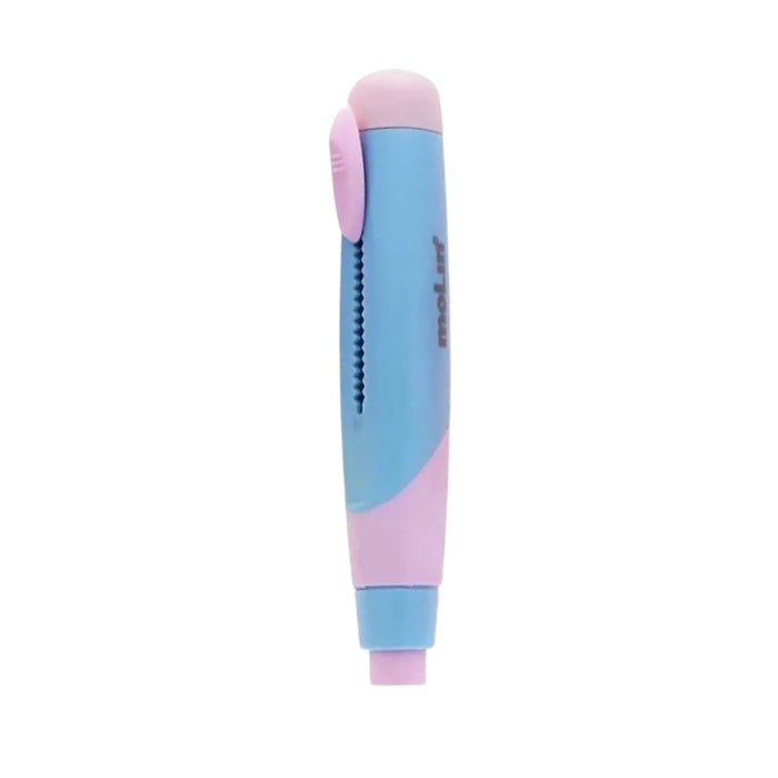 Caneta Borracha Retrátil Azul Tons Pastel Molin