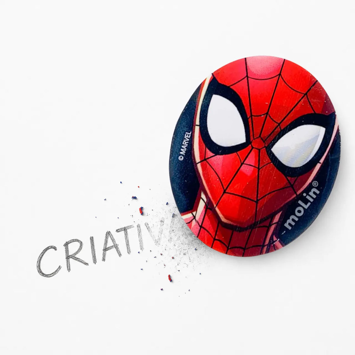 Borracha Spider-Man Máscara Vermelha Molin