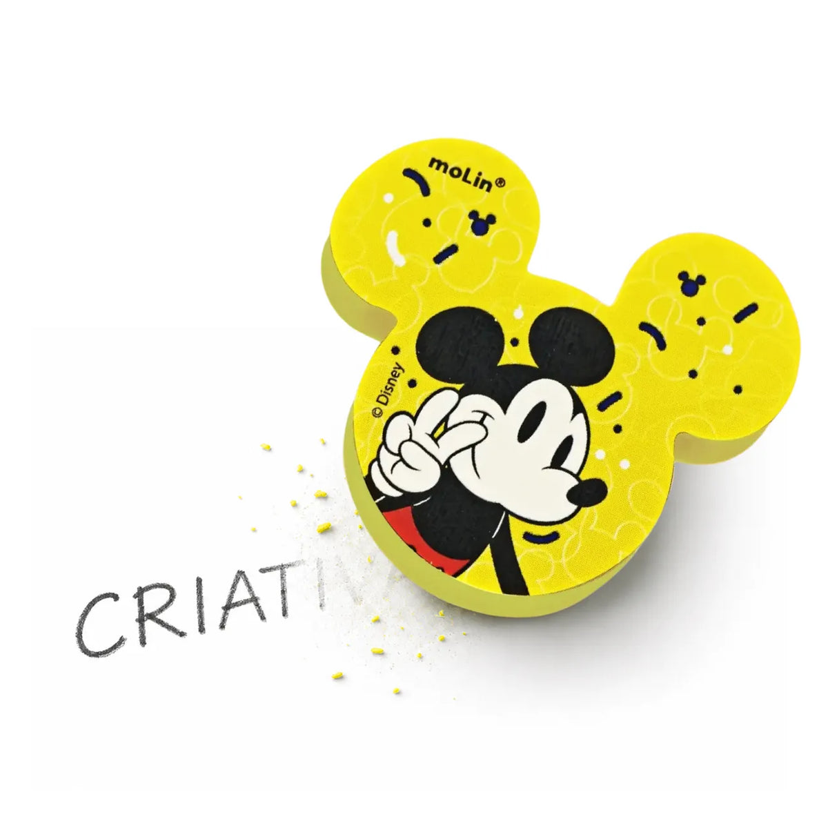 Borracha Mickey Mouse Amarela Molin