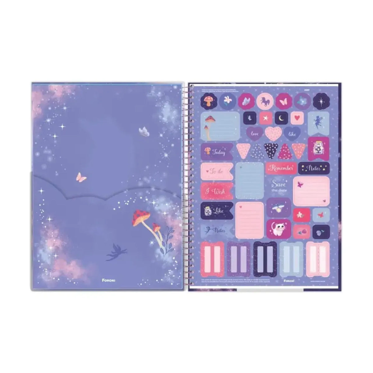 Caderno Judy Foroni 15 Matérias 240 Folhas