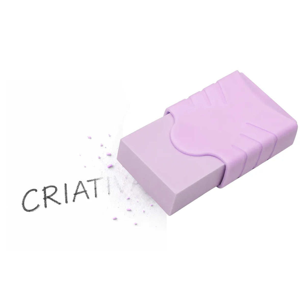 Borracha Tons Pastel Lilás com Capa Molin