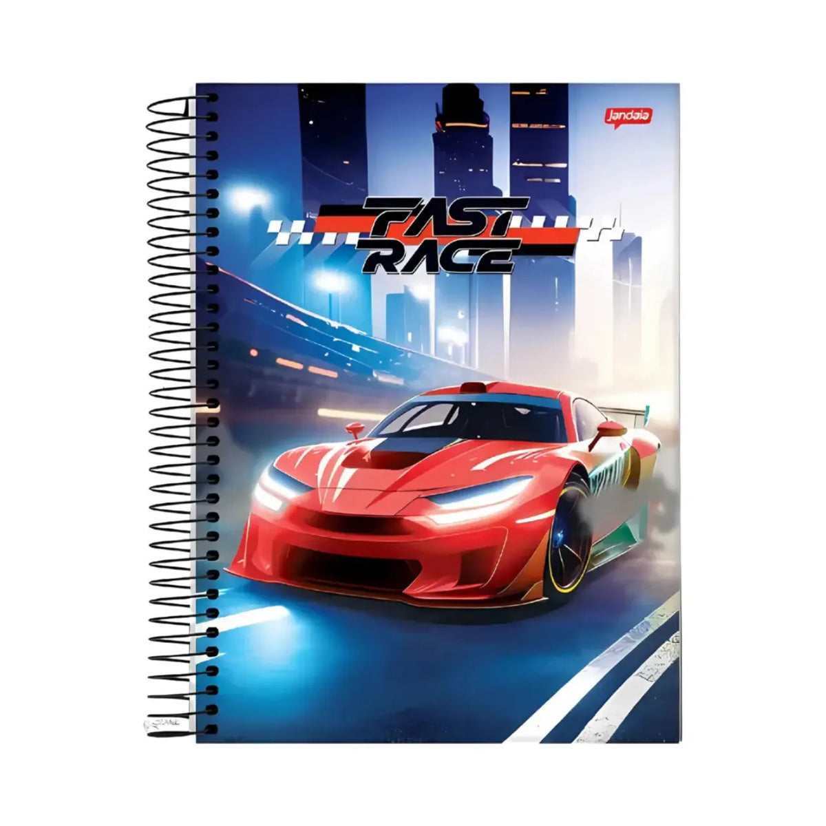 Caderno 20 Matérias 320 Folhas Fast Race Jandaia