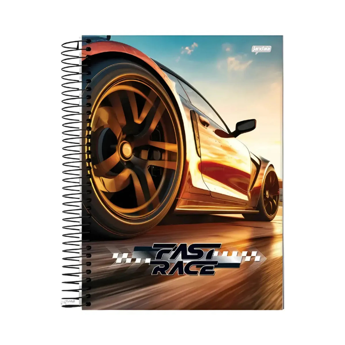 Caderno 20 Matérias 320 Folhas Fast Race Jandaia