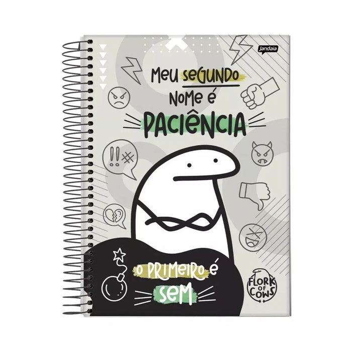 Caderno 20 Matérias 320 Folhas Flork Jandaia